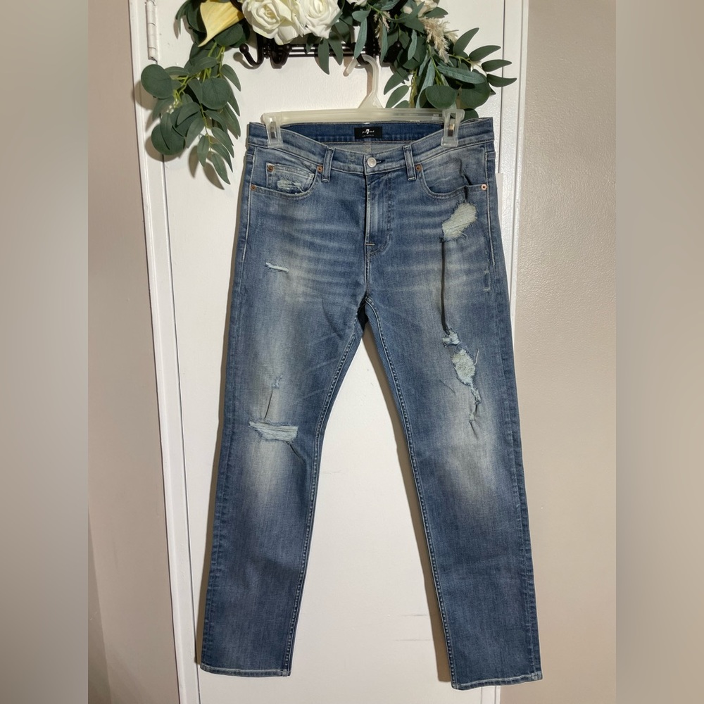 NWT SEVEN “7” women’s slimmy Toledo Destroy Jeans